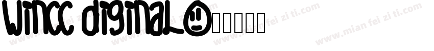 wincc diginal字体转换